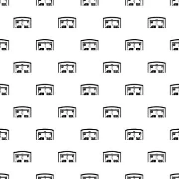 Storage and loading icon, simple style Stock Illustration