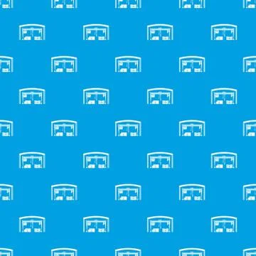 Storage and loading pattern seamless blue 스톡 일러스트