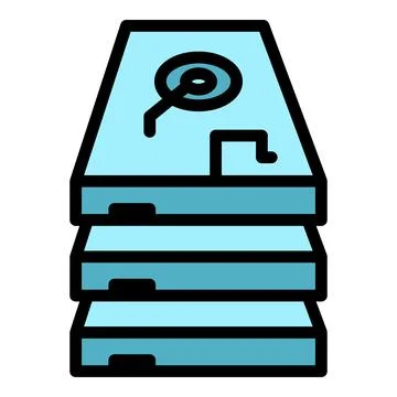 Storage backup icon vector flat Stock Illustration