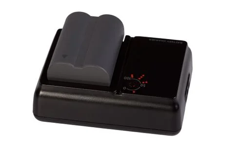 The storage battery for the camera Stock Photos