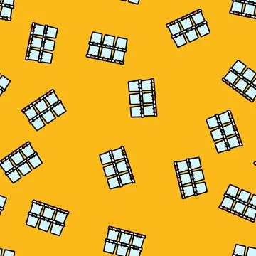 Storage bins garage tool vector seamless pattern Illustrazione stock