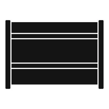 Storage book drawer icon, simple style Illustration