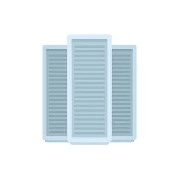 Storage boxes icon flat isolated Stock Illustration