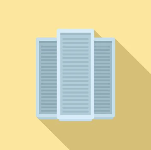 Storage boxes icon, flat style Stockillustratie