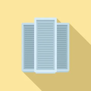Storage boxes icon, flat style 스톡 일러스트
