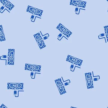 Storage carbon glyph vector seamless pattern Illustrazione stock