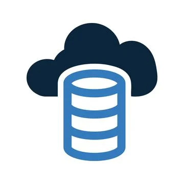 Storage, cloud, host icon. Simple editable vector graphics. 스톡 일러스트