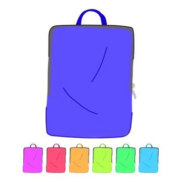 Storage compression bag vector cartoon graphic Stock Illustration