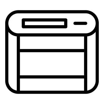 Storage conector icon outline vector. Gb code 스톡 일러스트
