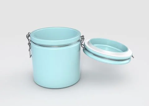 Storage Container Open Stock Illustration