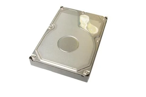 Storage device Hard disk drive closeup Stock Photos