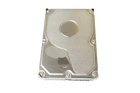 Storage device Hard disk drive closeup Stock Photos