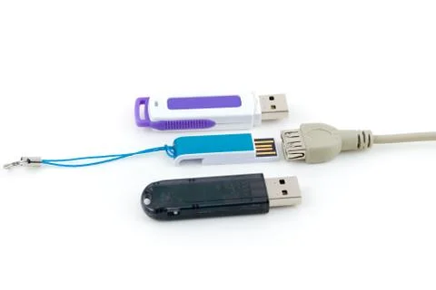 The storage device for USB Stock Photos