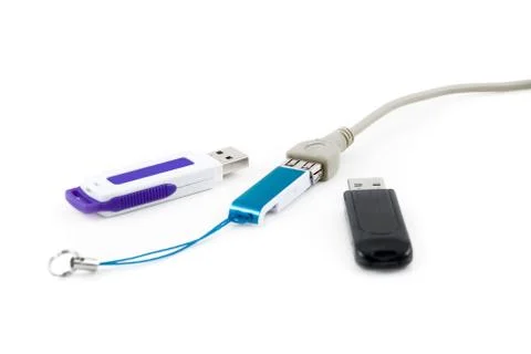 The storage device for USB Stock Photos
