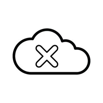 Storage devices icon line Stock Illustration