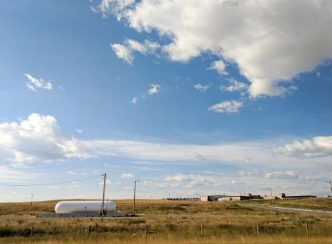 Storage in field Stock Photos