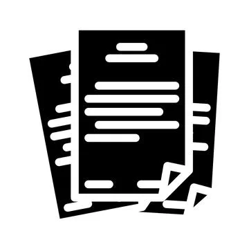 Storage folder glyph icon vector illustration イラスト素材