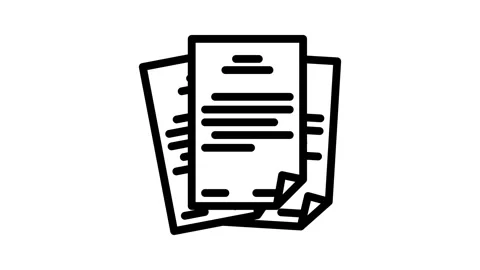 Storage folder line icon animation Stock Footage 326767169