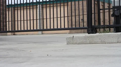 Storage gate gib Stock Footage 23758837