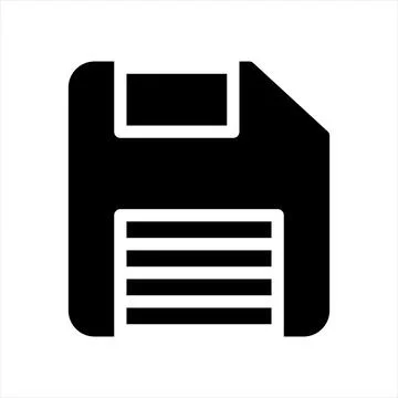 Storage glyph icon vector illustration isolated on white background Stock Illustration