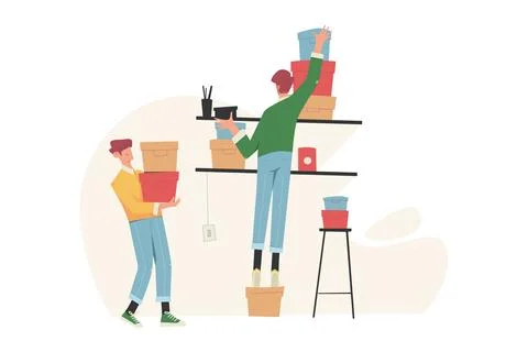 Storage Illustration Stock Illustration