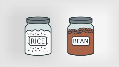 Storage jars 스톡 동영상 318128590