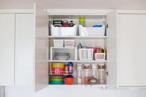 Storage in the kitchen. Stock Photos