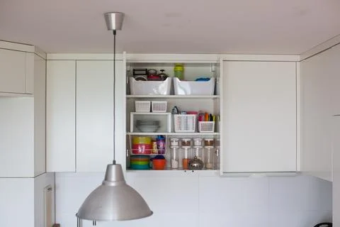 Storage in the kitchen. Stock Photos