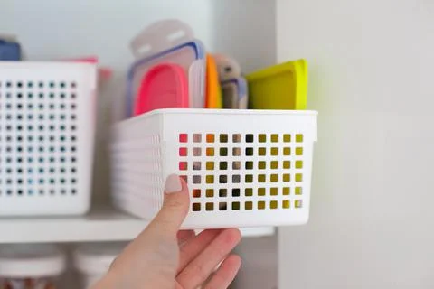 Storage in the kitchen. Stock Photos