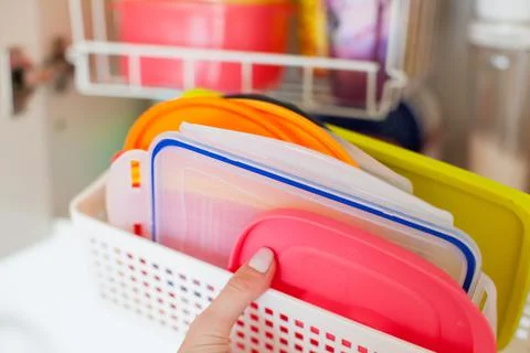Storage in the kitchen. Stock Photos