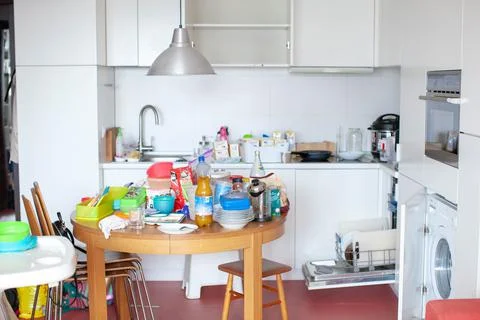 Storage in the kitchen. Stock Photos