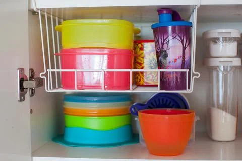 Storage in the kitchen. Stock Photos