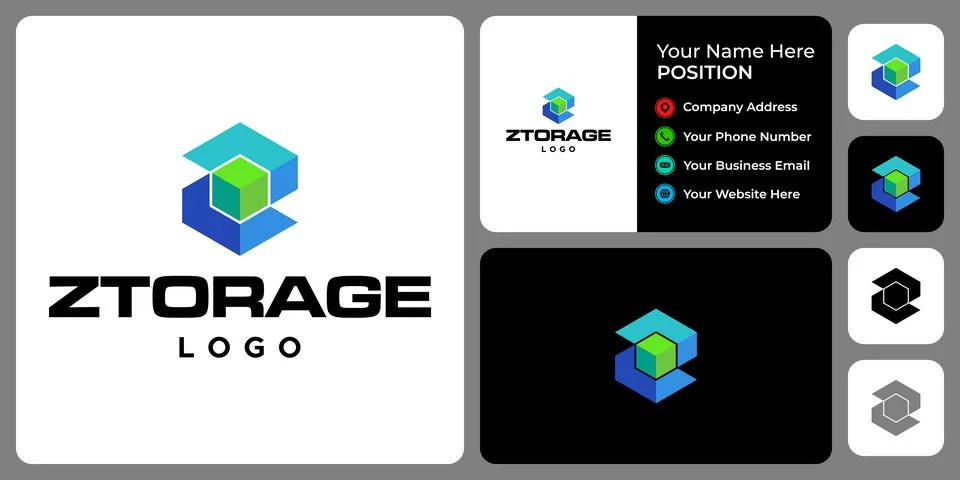 STORAGE LOGO Stock Illustration