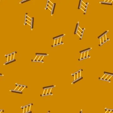 Storage rack garage tool isometric icon seamless pattern Stock Illustration