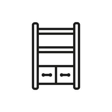 Storage rack icon vector design templates simple and modern Stock Illustration