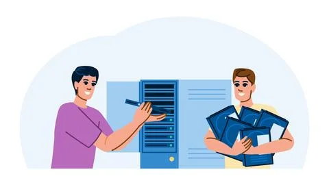 Storage raid arrays vector Stock Illustration