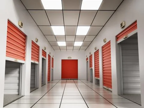 Storage rooms Illustrazione stock
