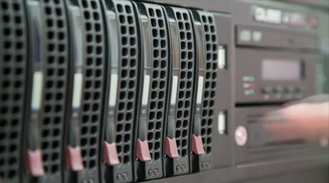 Storage server Video stock 1001092