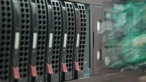 Storage server Stock Footage 1002937