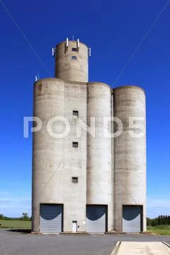 Storage silos Stock Photos