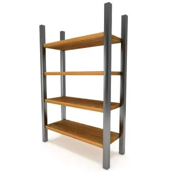 Storage stack 3D. Stock Illustration