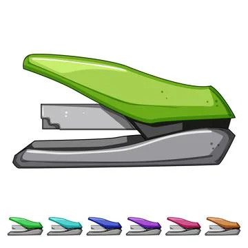 Storage stapler cartoon vector graphic Stock Illustration