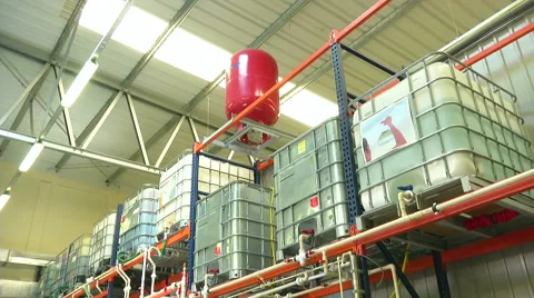 Storage tanks for liquids Video stock 64052403