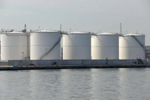 Storage tanks 写真素材
