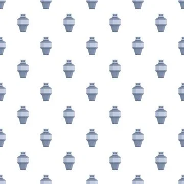 Storage tanks seamless pattern for industrial background Stock Illustration