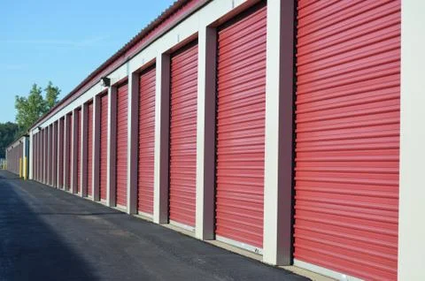 Storage Unit Doors Stock Photos