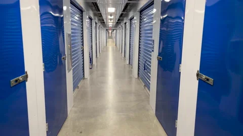 Storage unit Stock Footage 168326792