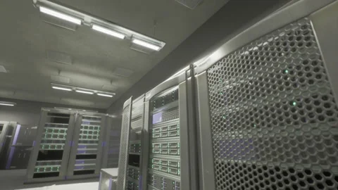 Storage units ensuring continuous data protection and recovery Stock Footage 341594492