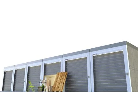 Storage units Stock Illustration
