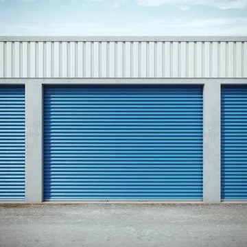 Storage units Ilustración de archivo